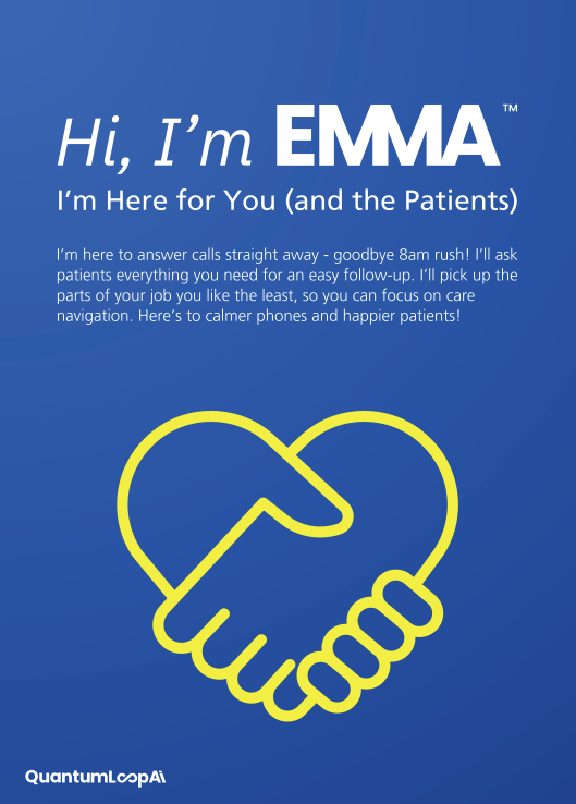 EMMA AI poster